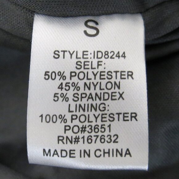 Klesis Grey Metallic V-Bar Bardot Mini Dress - Picture 8 of 8